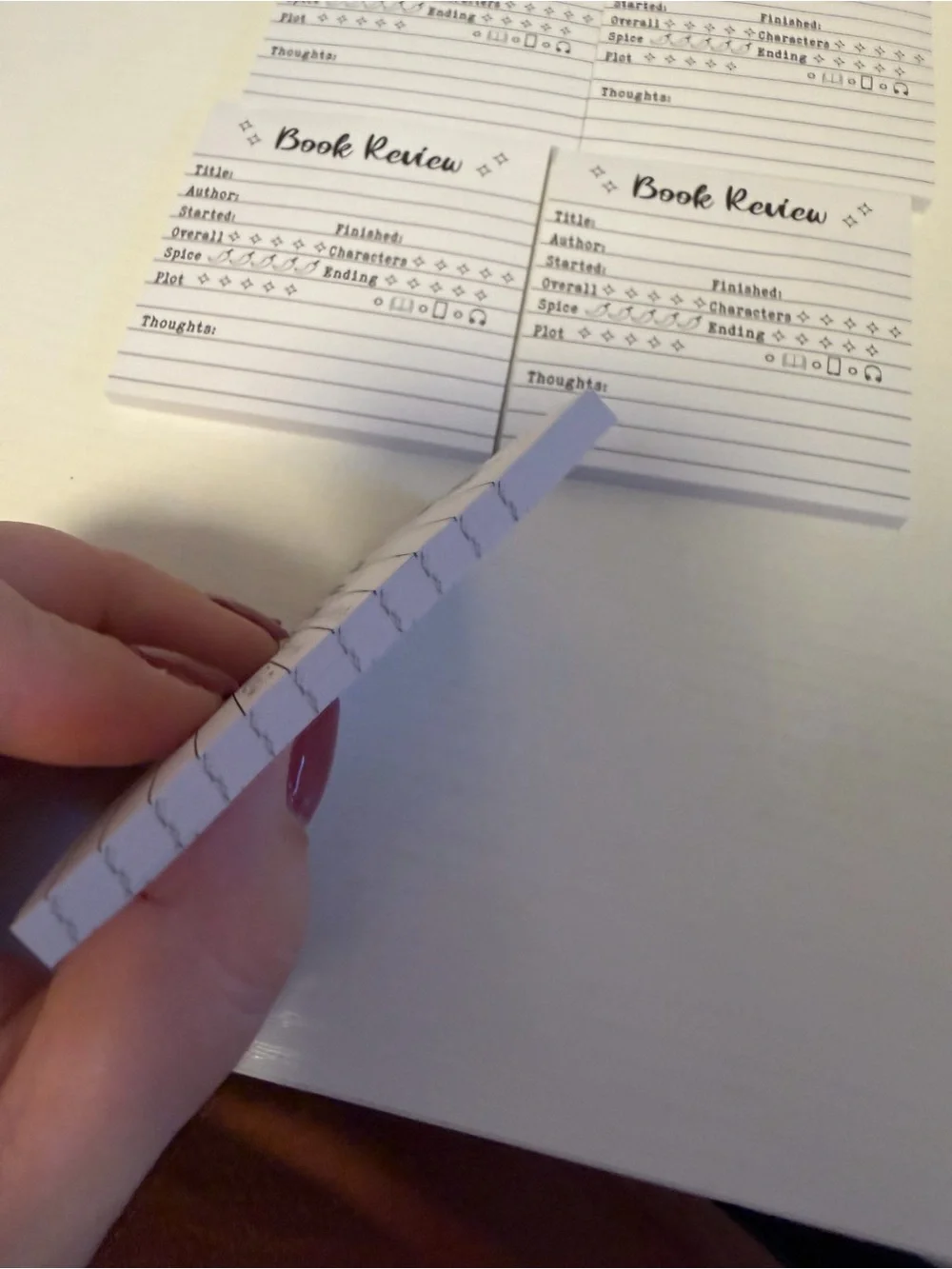 Book Review Note Pads